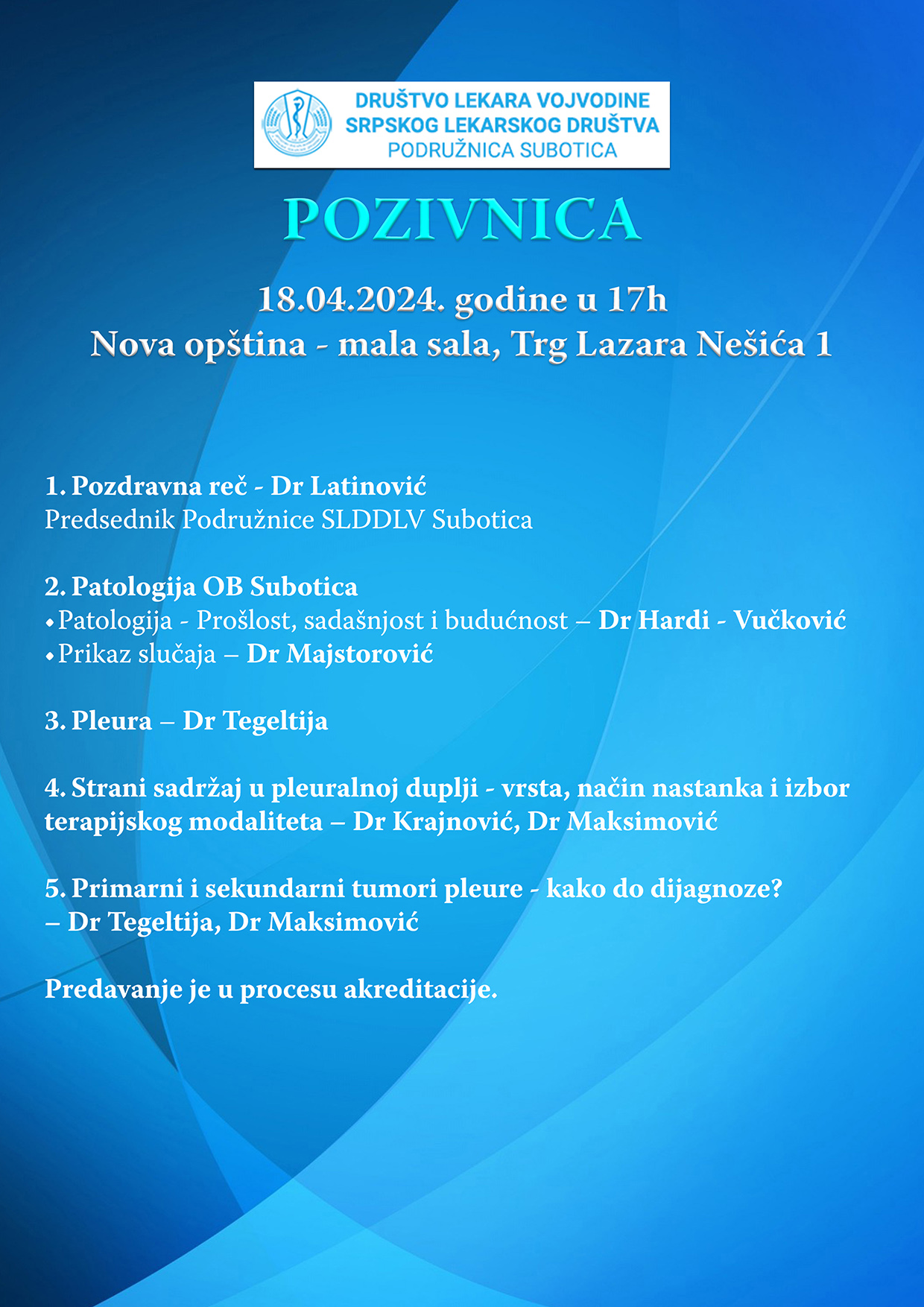 Pozivnica DLVSLD SU